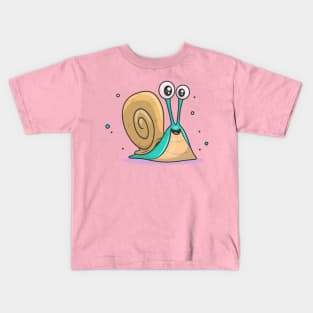 Meet cute little Snail Kids T-Shirt